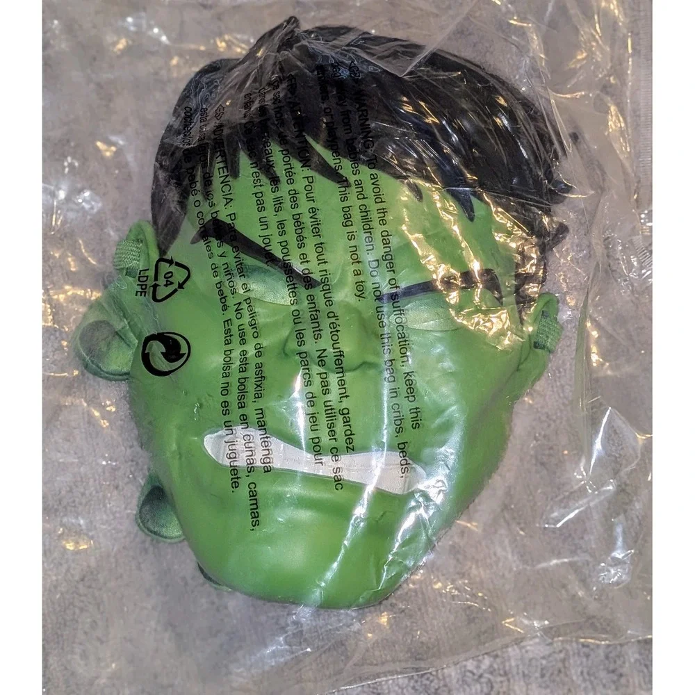 Avengers Hulk Costume Play Jumpsuit with Mask &‎ Gloves Size M 8-10 NEW